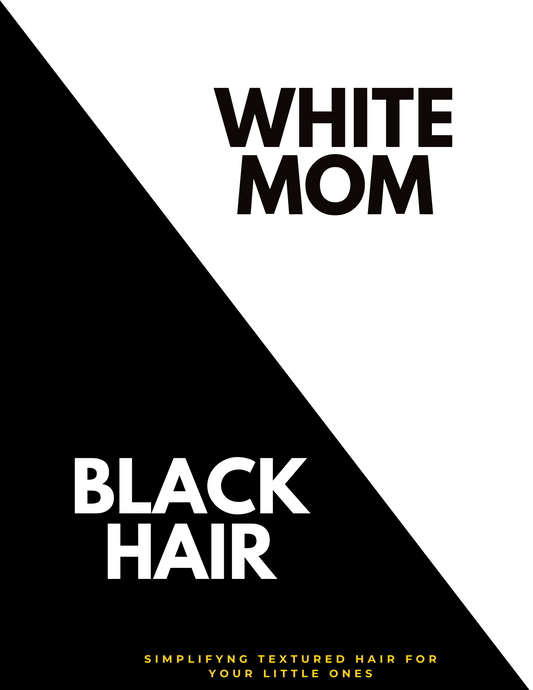 White Mom Black Hair